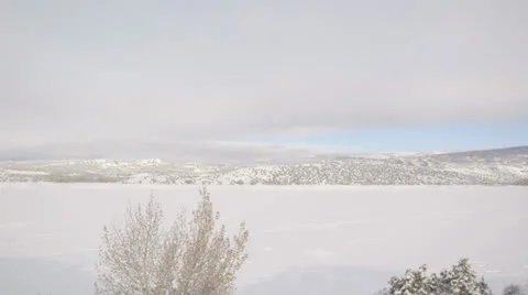 Frozen Lake Pan 動画素材 24753217