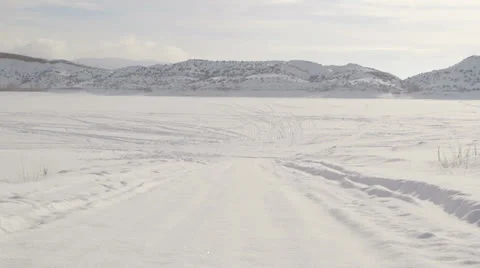 Frozen Lake Pan 動画素材 24753295