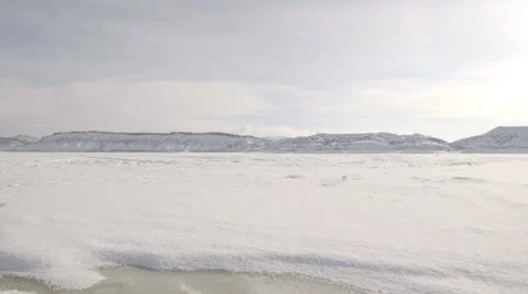 Frozen Lake Pan 動画素材 24753403