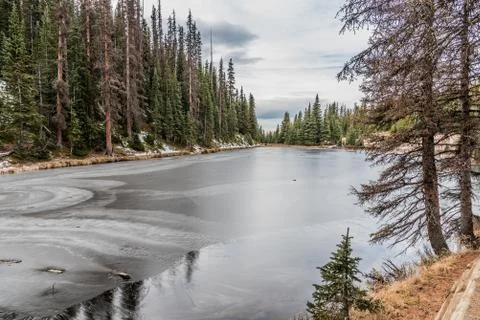 Frozen Lake Stock Photos