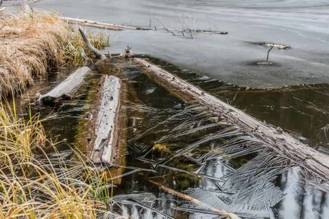 Frozen Lake Stock Photos