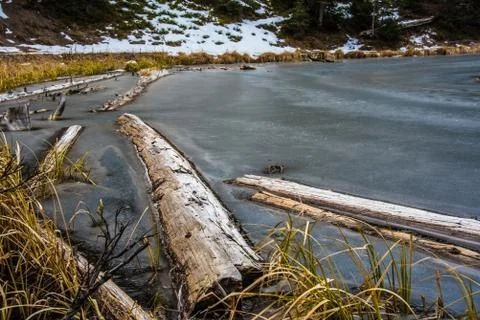 Frozen Lake Stock Photos
