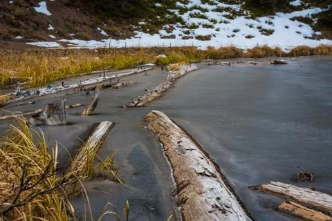 Frozen Lake Stock Photos