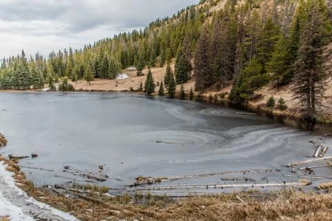 Frozen Lake Stock Photos