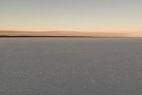 The frozen lake Stock Photos