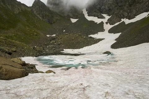 Frozen lake Stock Photos