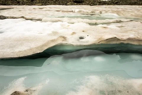Frozen lake Stock Photos