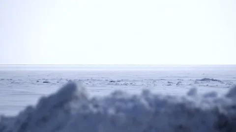 Frozen lake in the winter 스톡 동영상 49922182
