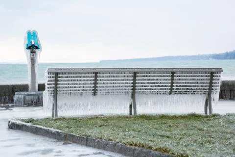Frozen landscape Stock Photos