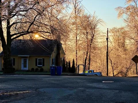 Frozen Landscape Stock Photos