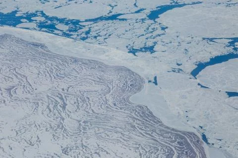 A Frozen Landscape Foto stock