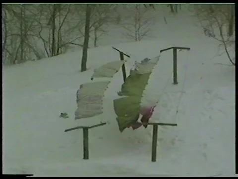 Frozen Laundry Stock Footage 341158465