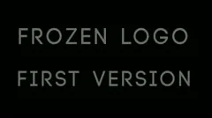 Frozen Logo Stock After Effects