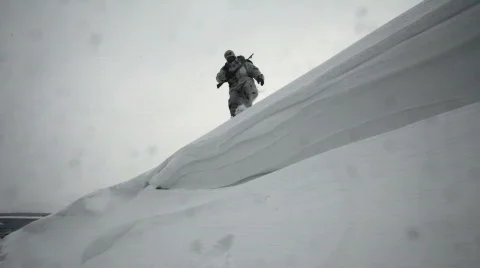 The frozen man Stock-Footage 643700