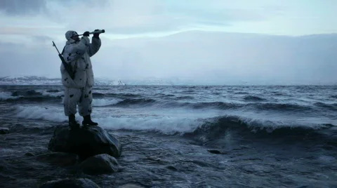 The frozen man Video stock 649544