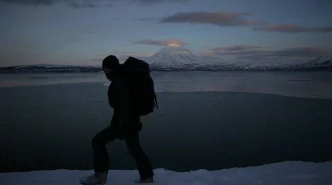 The frozen man 動画素材 650933