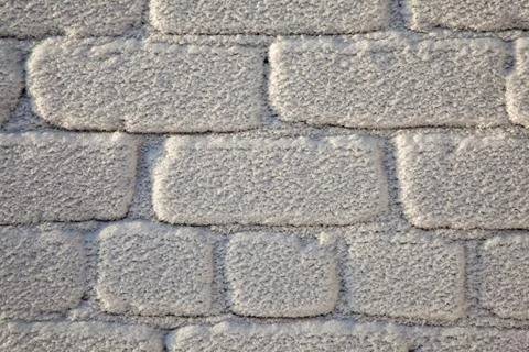 Frozen masonry Stock Photos