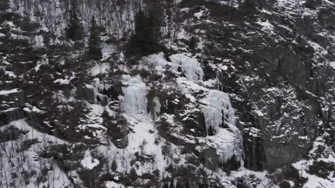 Frozen mountain side Hemsedal Stock Footage 171276700