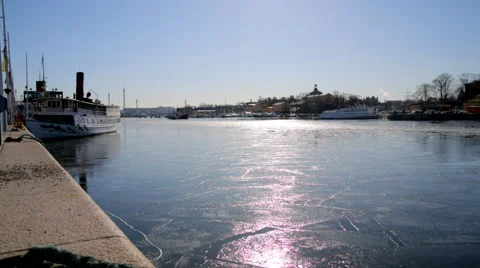 Frozen ocean Stock Footage 41469408