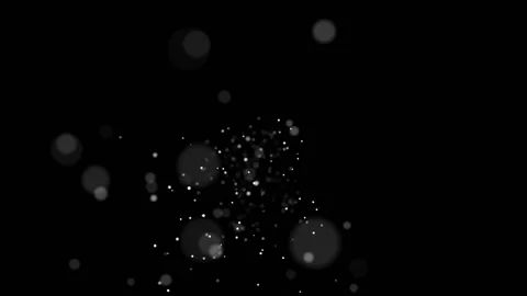 Frozen particles, the passage of the chamber between them. To use overlay and Video stock 123021317