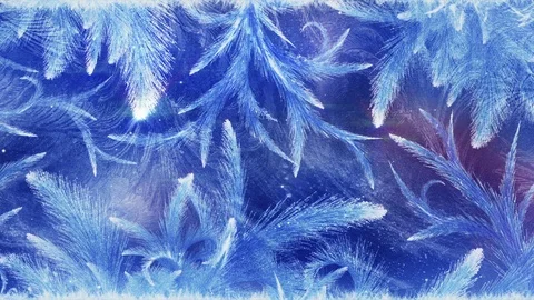 Frozen pattern Stockbeeldmateriaal 101911258