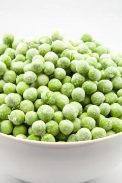 Frozen peas Stock Photos