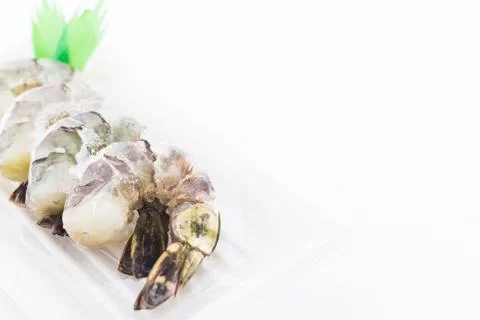 Frozen Prawn Stock Photos