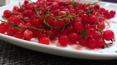 Frozen red currants close up. 1 Stock Footage 98469889