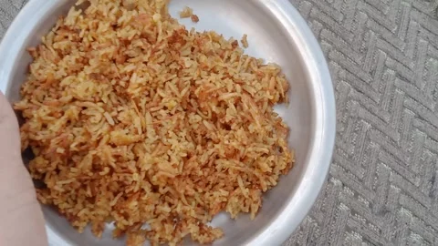 Frozen Rice  Prepared for Storage Stock Footage 346983471