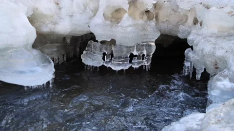 Frozen River Clip 1 動画素材 159732226