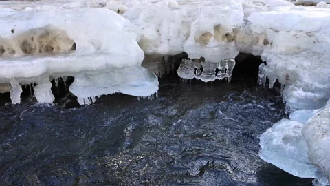Frozen River Clip 2 動画素材 159732218