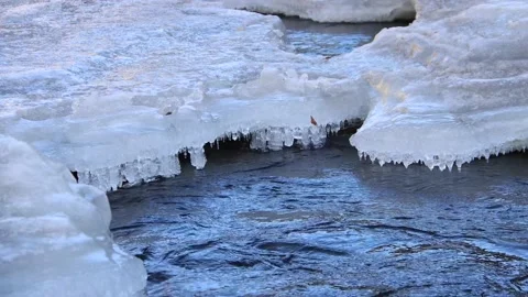 Frozen River Clip 3 動画素材 159732228