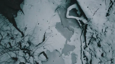 Frozen river Stock-Footage 150308931