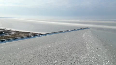 Frozen River Stock Footage 300649413