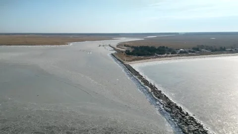Frozen River Stock Footage 300650155