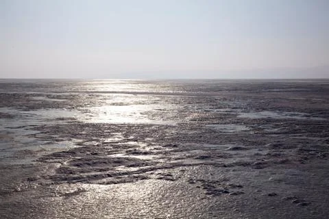 Frozen river Stock Photos