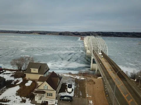 Frozen River Stock Photos