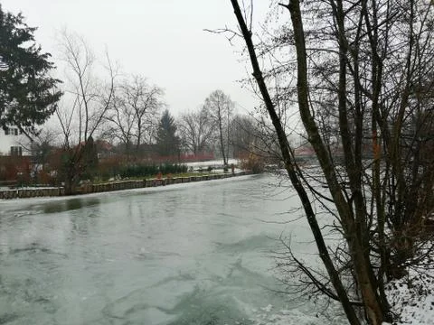 Frozen RIVER Stock Photos