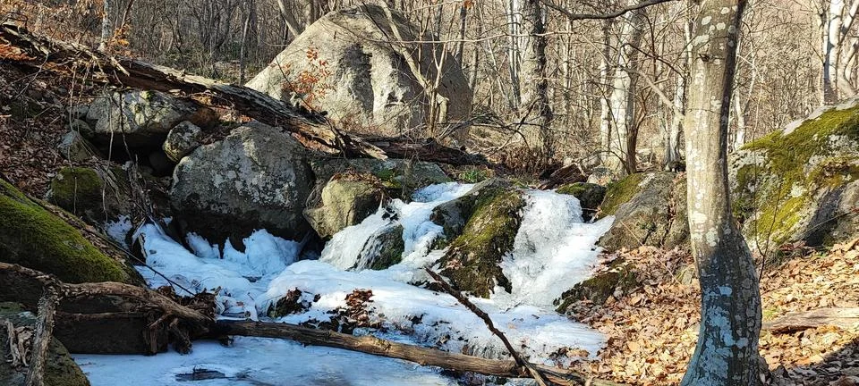 Frozen River Stock Photos