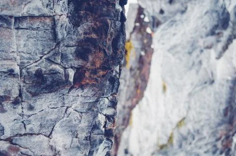 The frozen rock Stock Photos