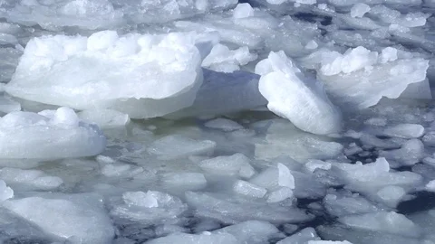 Frozen sea Stock Footage 79859006