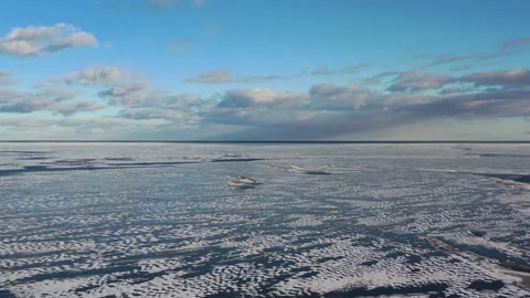 Frozen sea Stock Footage 168884067