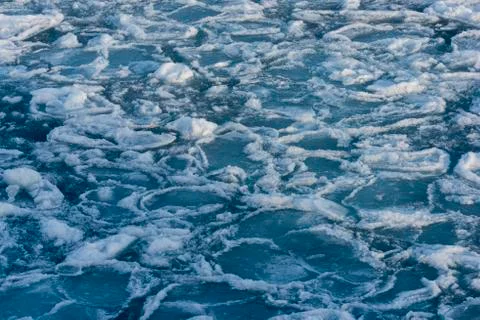 Frozen sea Foto stock
