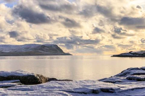 Frozen Seascape Foto stock