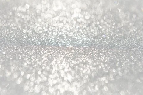 Frozen snow texture with shiny sparkle. Blurred silver background with frosty Stock Illustration