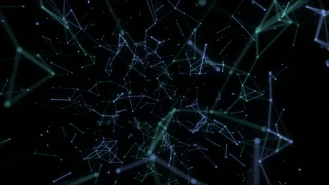 Frozen in space.Flight into cosmic web structure seamless VJ loop for music Stock Footage 101737072