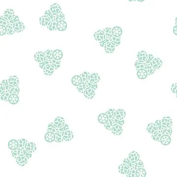 Frozen spinach glyph seamless pattern Stock Illustration