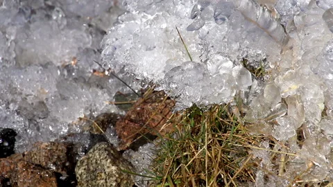 Frozen Splashes HD Stock Footage 101050374