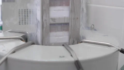 Frozen stem cells get out of nitrogen Video stock 121985725