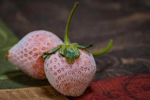 Frozen Strawberries Stock Photos